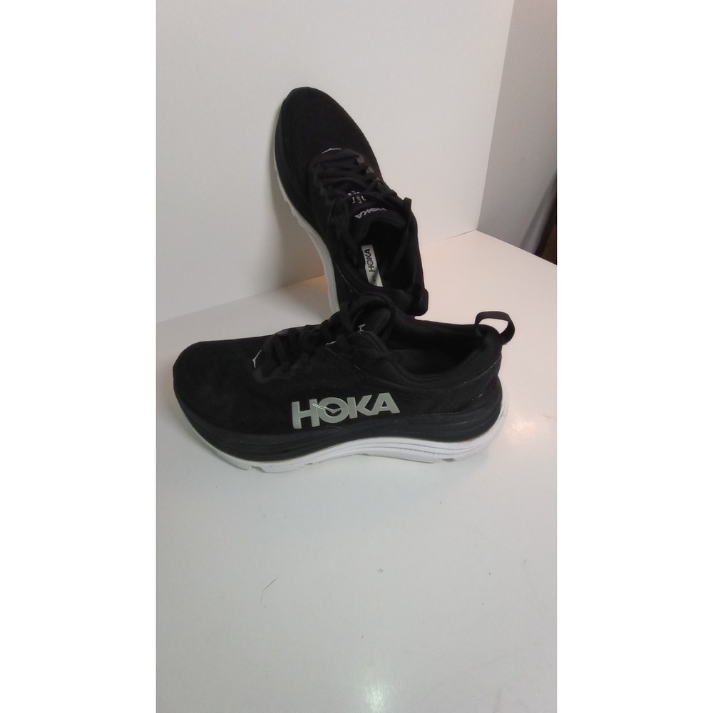 Hoka One One Gaviota 5 Black White Running Shoes 1127929 Mens 8.5 / Womens 10B
